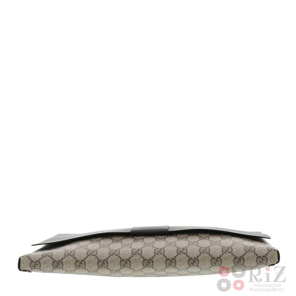 GUCCI GG Supreme Clutch Bag Shoulder Clutch Black - Picture 3 of 6